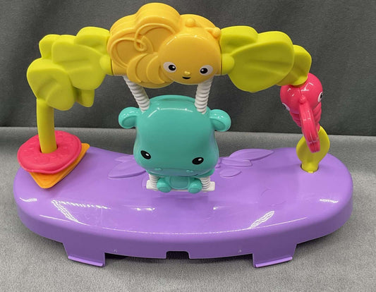 Fisher-Price Pink Petals Jumperoo Replacement Swinging Hippo Toy