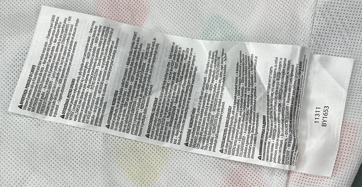 Baby Einstein Around We Grow Activity Center Replacement Part Fabric Seat Cover