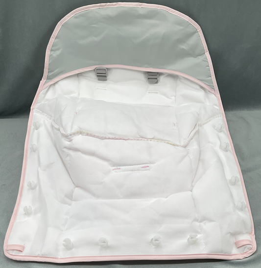 Ingenuity Keep Cozy Baby Bouncer Pink Lily Replacement Fabric Seat Cover & Insert