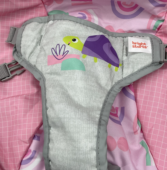 Bright Starts Vibrating Bouncer Pink Paradise Chair Replacement Fabric Seat Cover