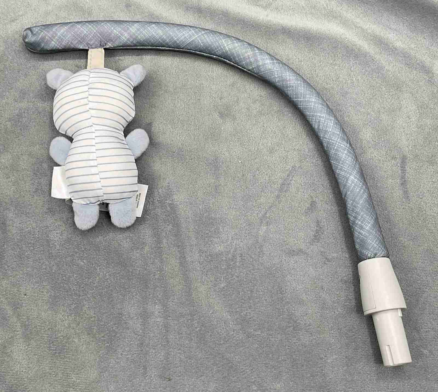 Ingenuity Bouncer Infant Seat Chambray Replacement Toy Plush Zebra Mobile