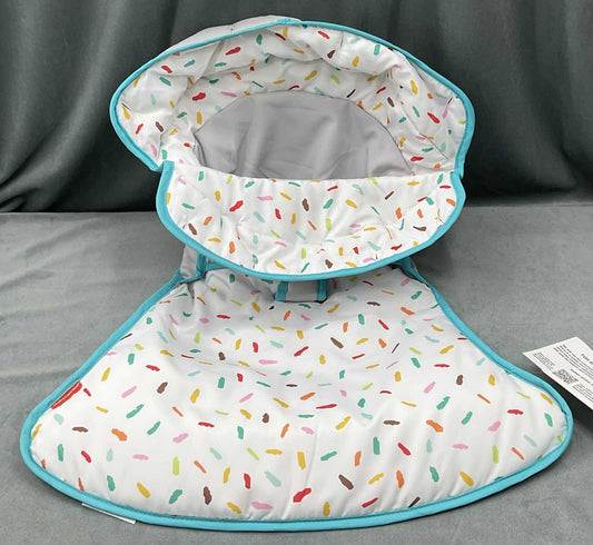 Fisher Price Sit Me Up Floor Seat Rainbow Sprinkles Replacement Part Fabric Seat Cover