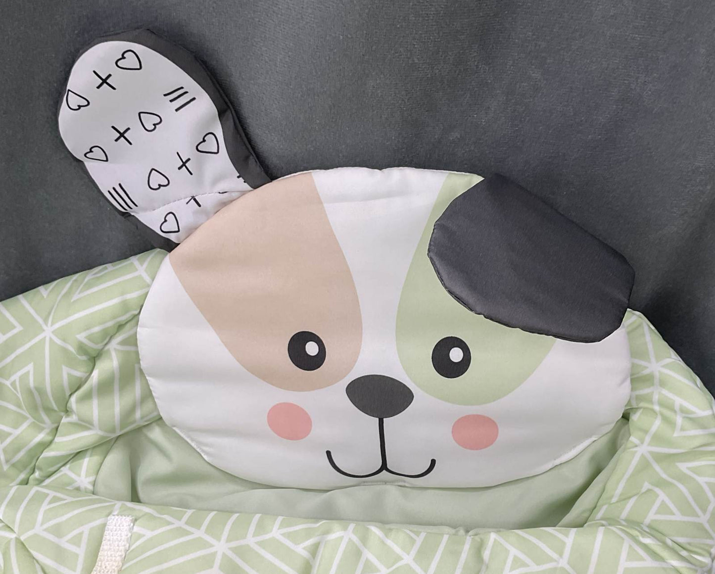 Fisher Price Sit Me Up Floor Seat Puppy Perfection Replacement Part Fabric Seat Cover