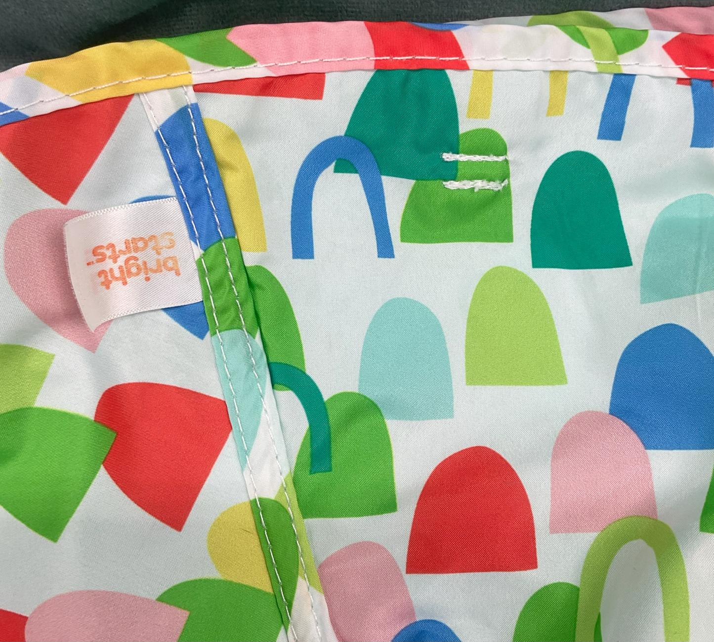 Bright Starts Around We Go Playful Pond Replacement Part Fabric Seat Cover