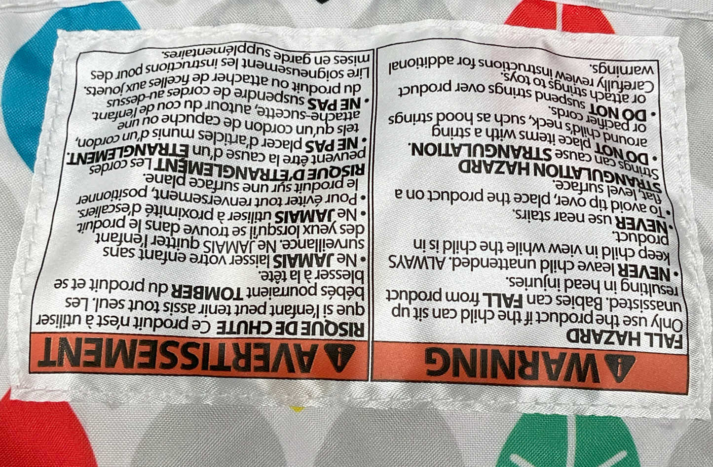 Baby Einstein Around We Grow Activity Center Replacement Part Fabric Seat Cover