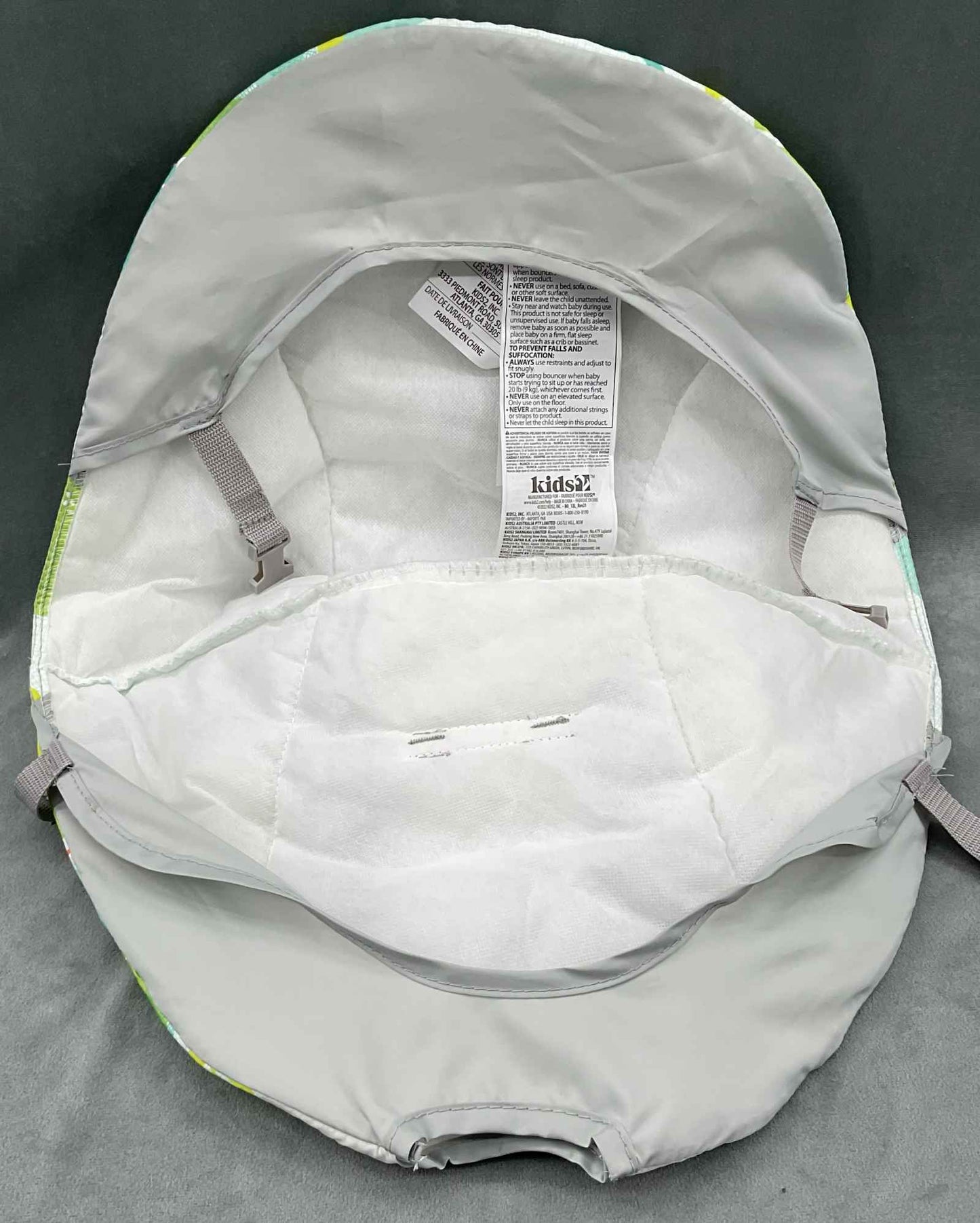 Bright Starts Baby Bouncer Rainforest Vibes Replacement Part Fabric Seat Cover
