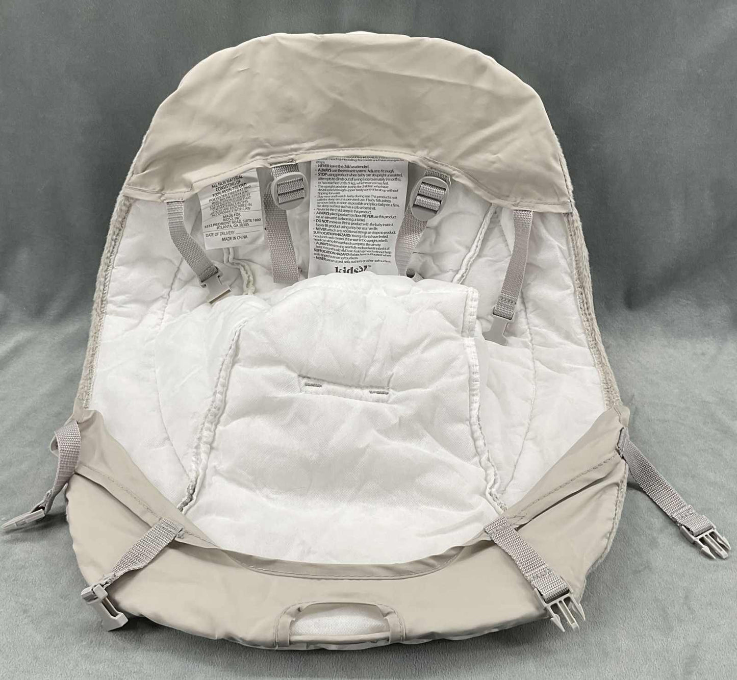 Ingenuity Inlighten Baby Bouncer Seat Nate Replacement Fabric Seat Cover