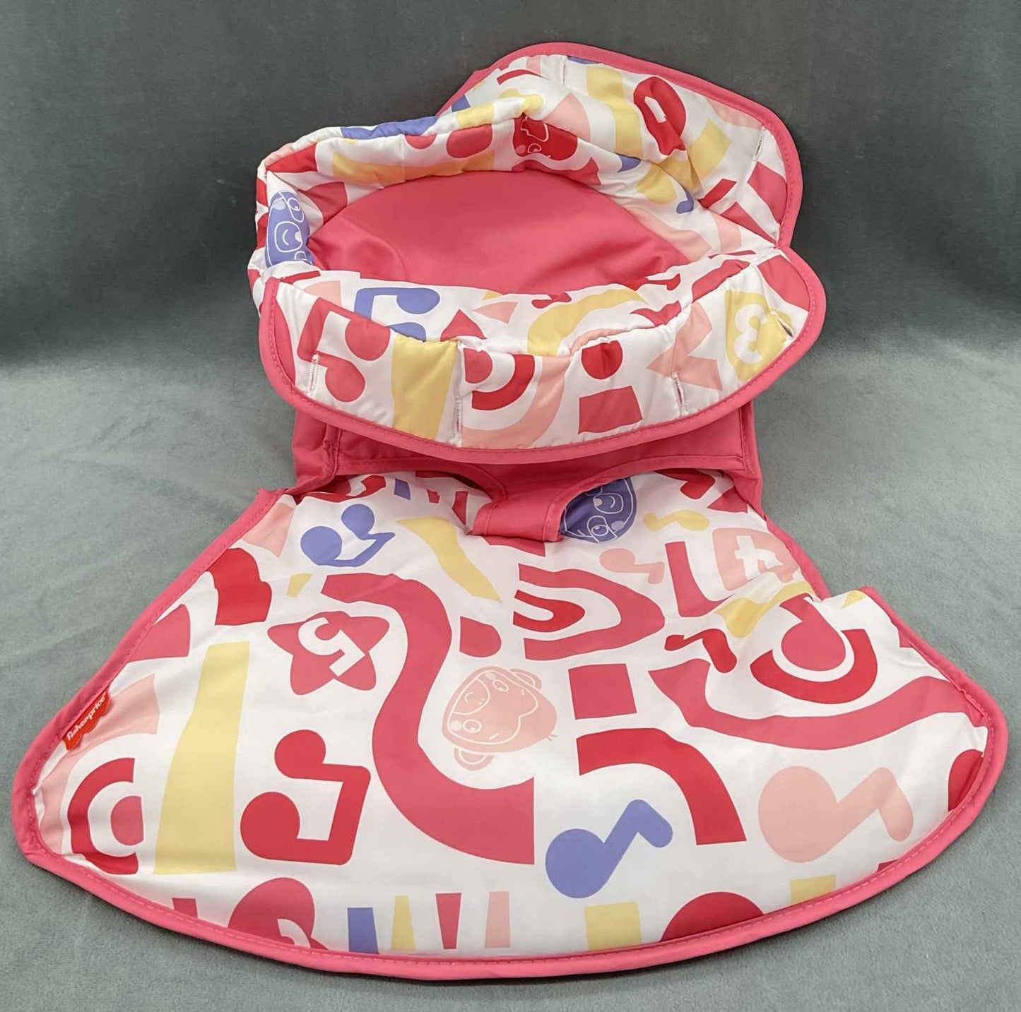 Fisher Price Sit Me Up Floor Seat Pink Kick N Play Replacement Part Fabric Seat Cover