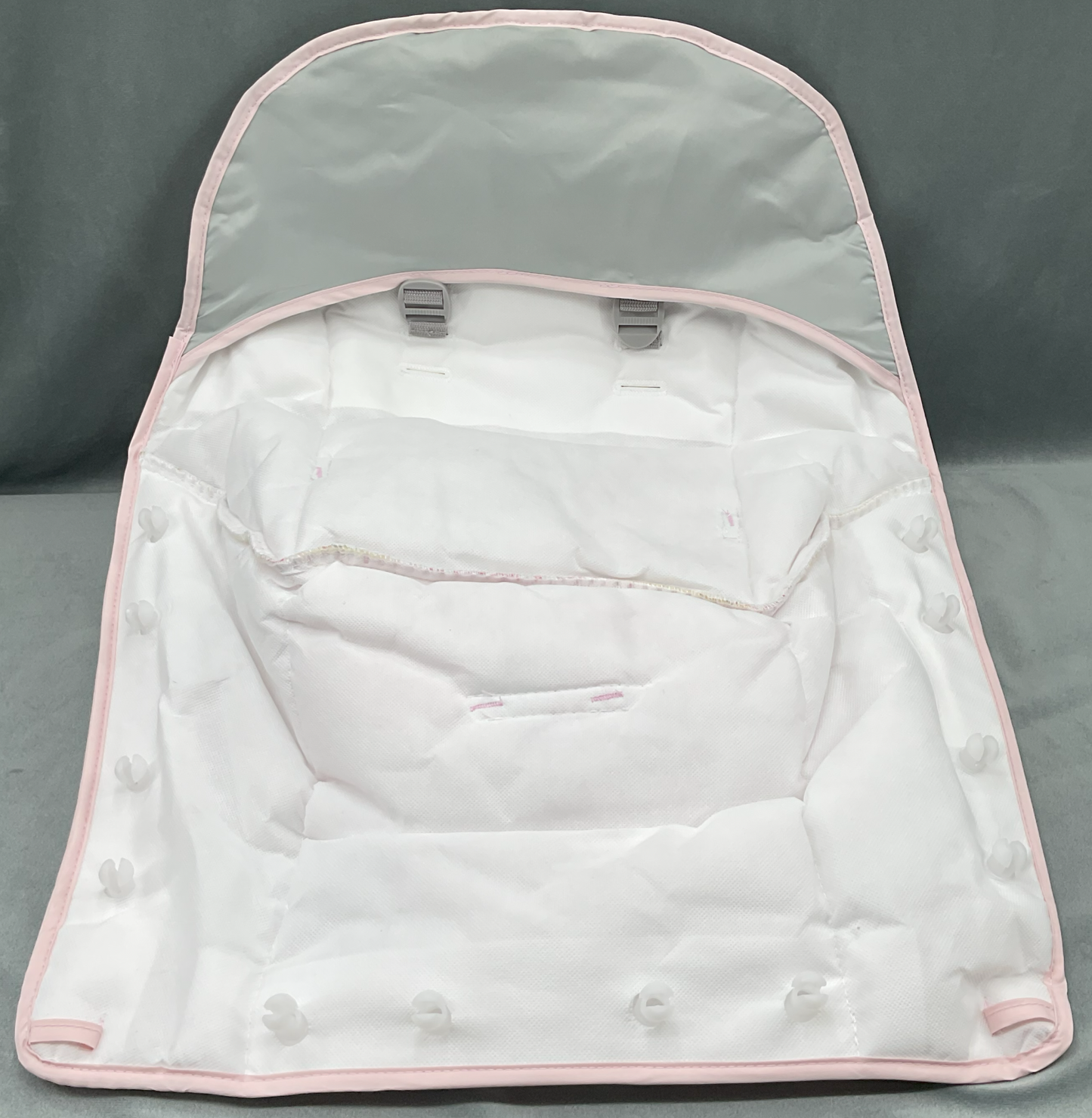 Ingenuity Keep Cozy Baby Bouncer Pink Lily Replacement Fabric Seat Cover & Insert