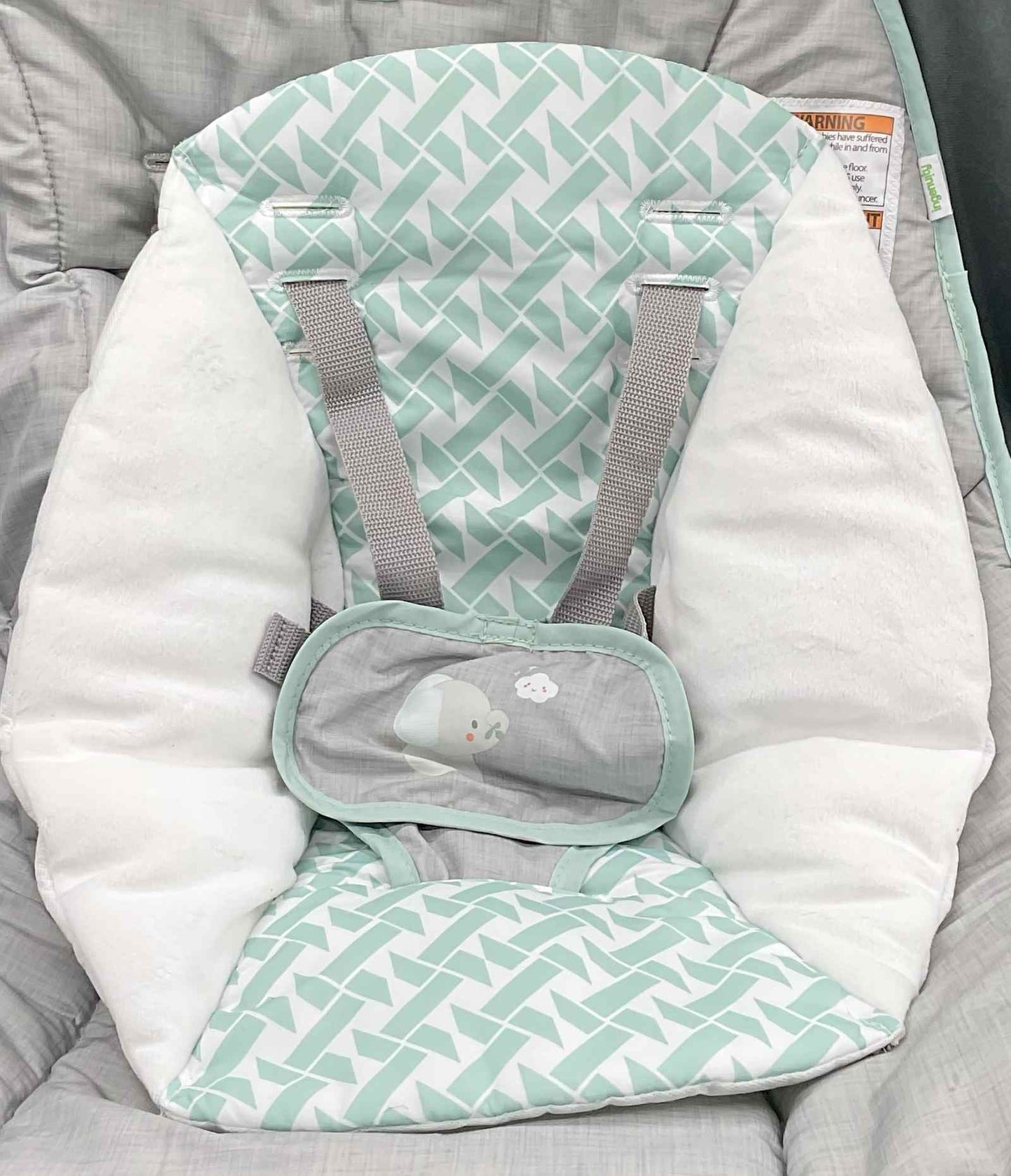 Ingenuity Keep Cozy 3-in-1 Weaver REPLACEMENT Fabric SEAT PAD COVER & Insert