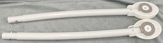 Ingenuity InLighten Baby Swing Landry Lion Replacement Pair Base Legs Feet Gray/White