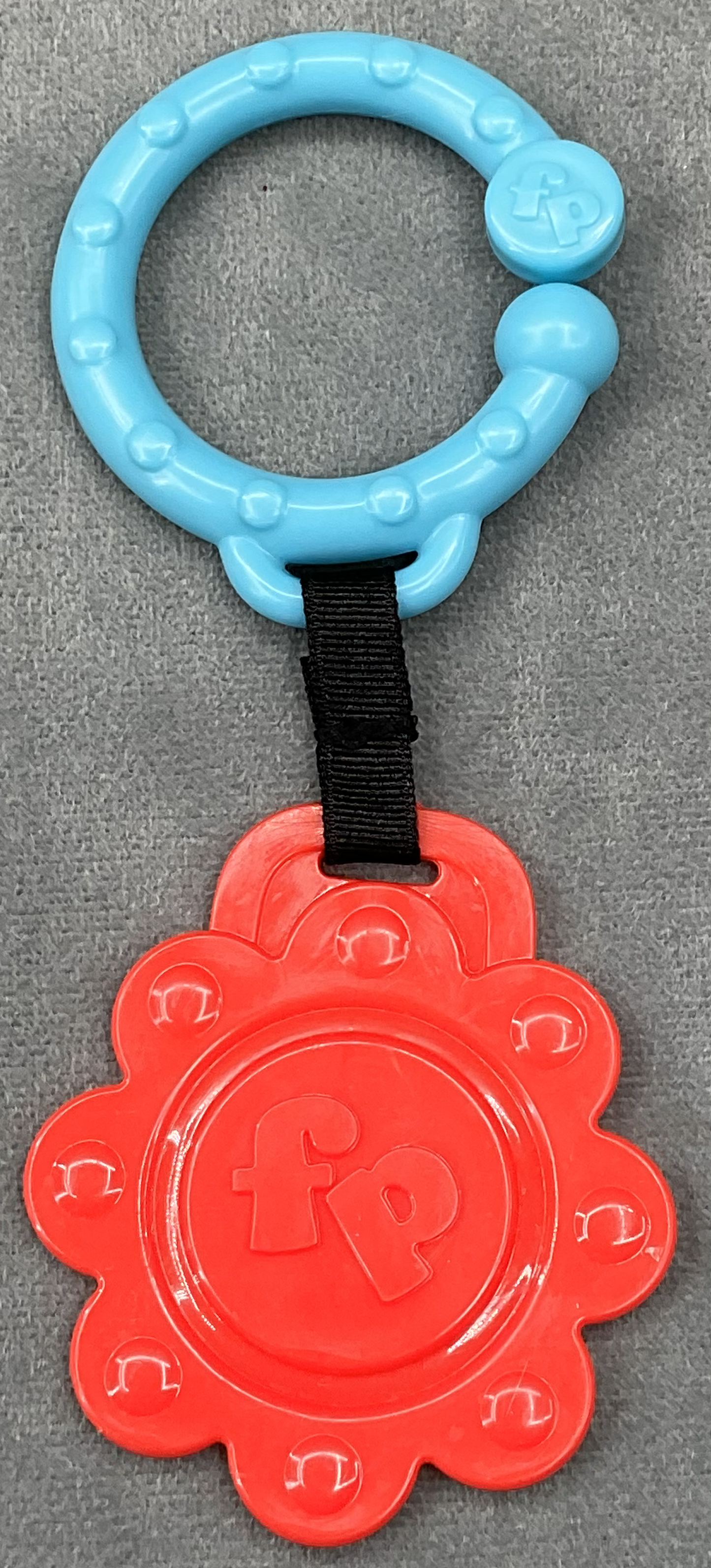 Fisher Price Sit Me Up Floor Seat Panda Paws Replacement Part Red Teether Hook