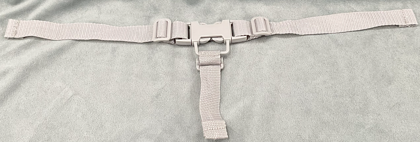 Baby Einstein SuperSeat Touch Tunes Replacement Gray 3 Point Harness Belt