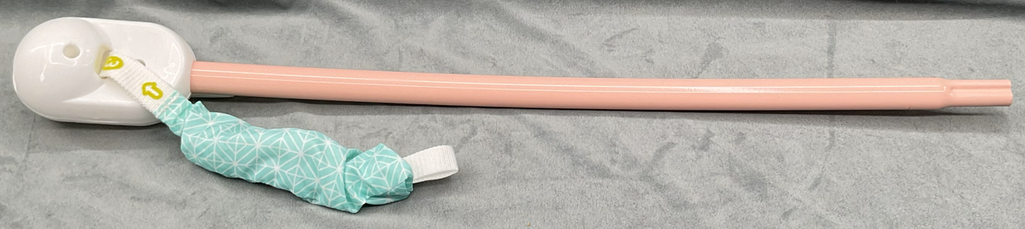 Fisher Price Blooming Fun Jumperoo Replacement Part Pink Pole With Spring Open Top