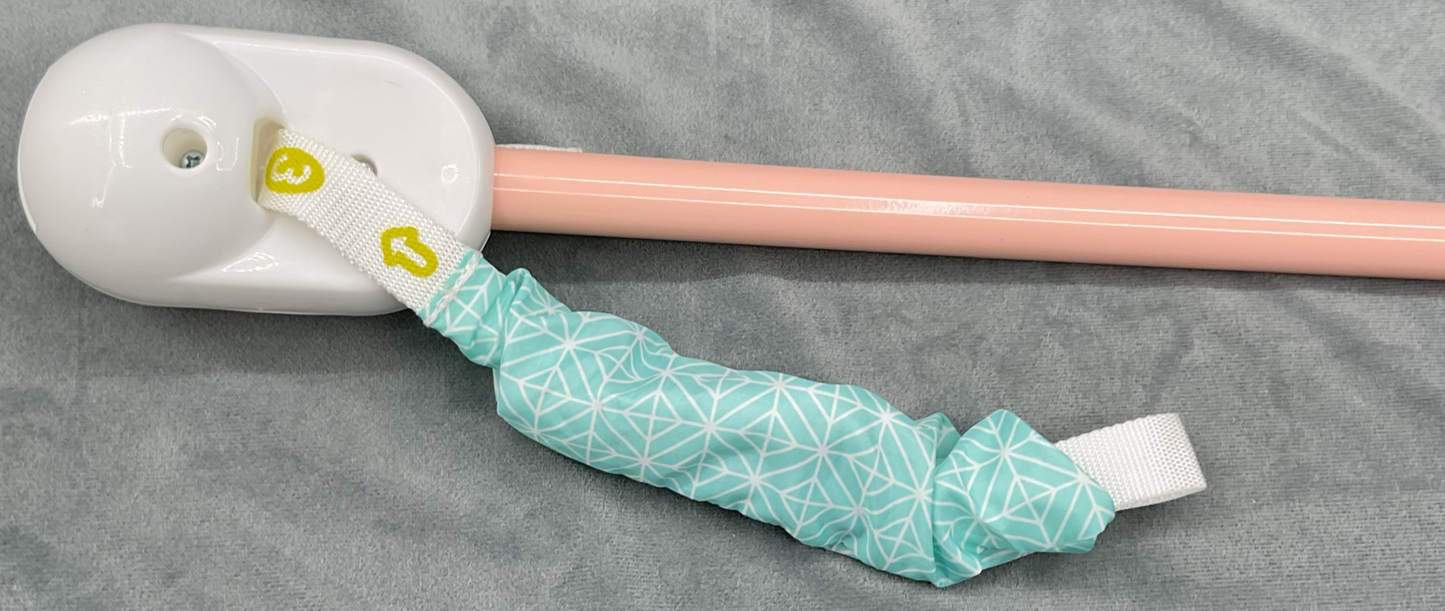 Fisher Price Blooming Fun Jumperoo Replacement Part Pink Pole With Spring Open Top