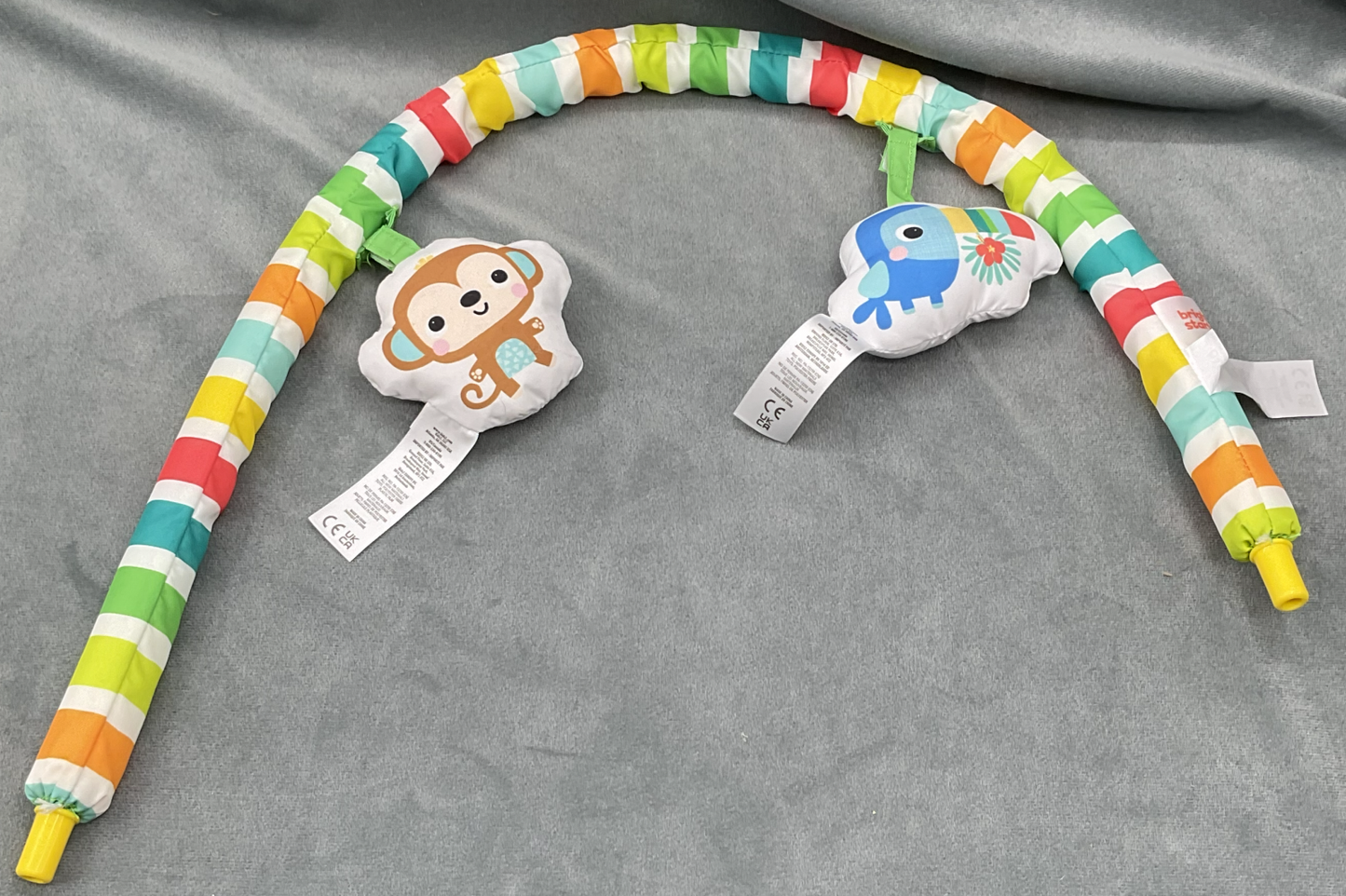 Bright Starts Playful Paradise 3-in-1 Superseat Replacement Fabric Toy Arch Monkey Toucan