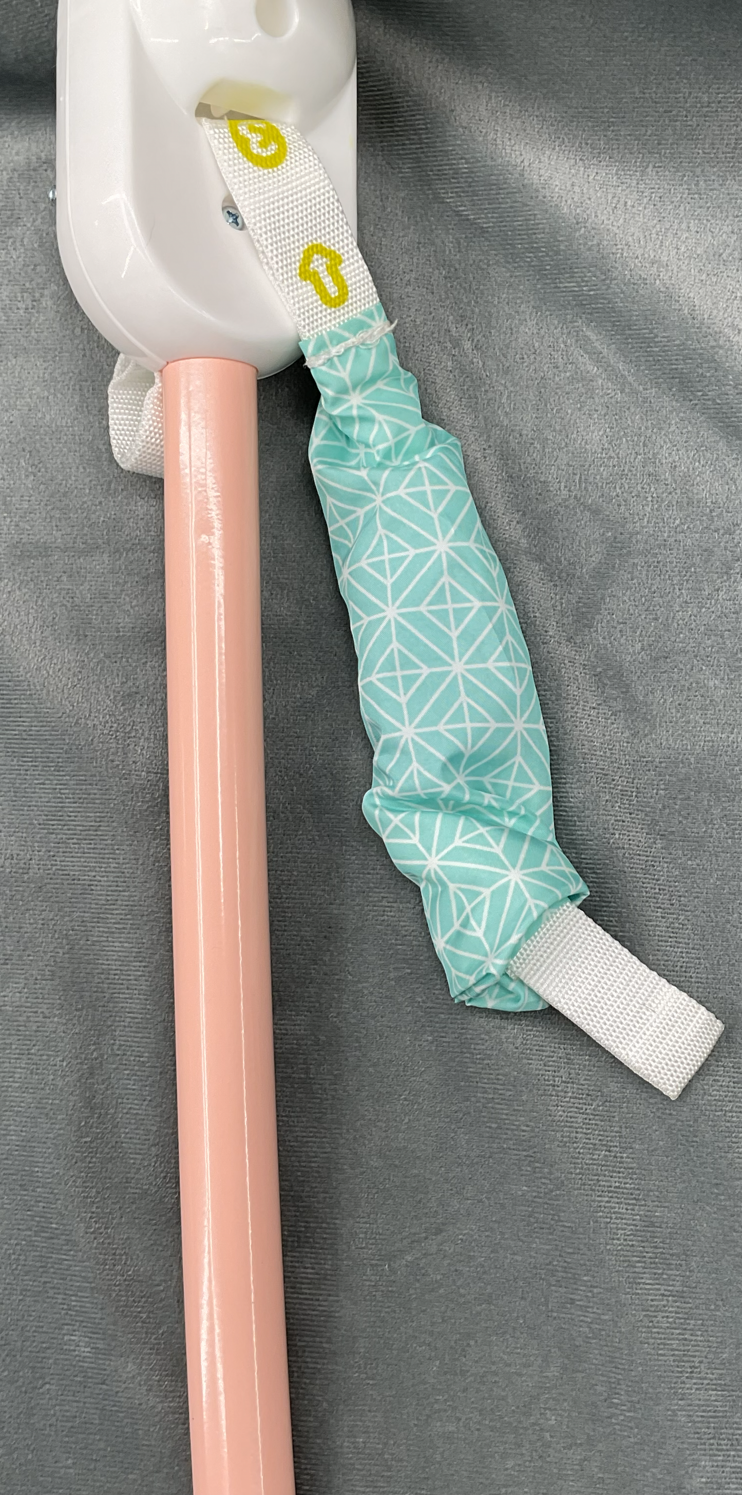 Fisher Price Blooming Fun Jumperoo Replacement Part Pink Pole With Spring Closed Top