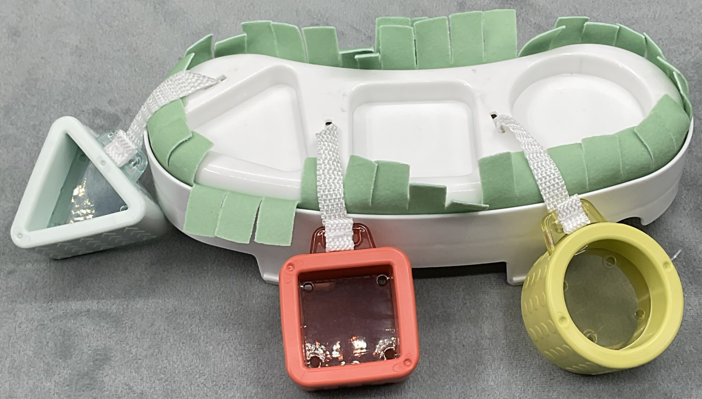 Fisher Price Activity Center Table SnugaPuppy Replacement Blocks Shapes Sensory Toy