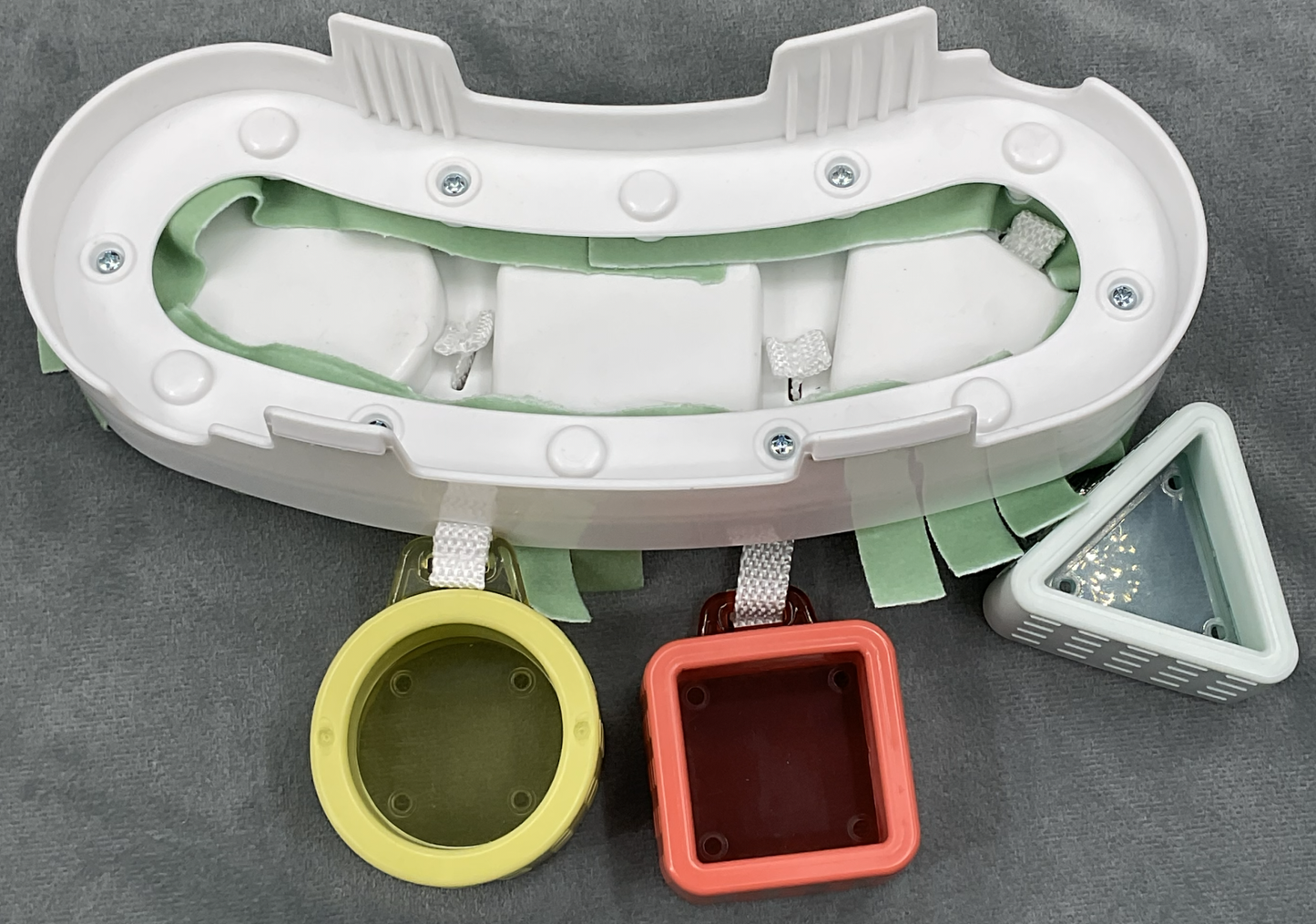 Fisher Price Activity Center Table SnugaPuppy Replacement Blocks Shapes Sensory Toy