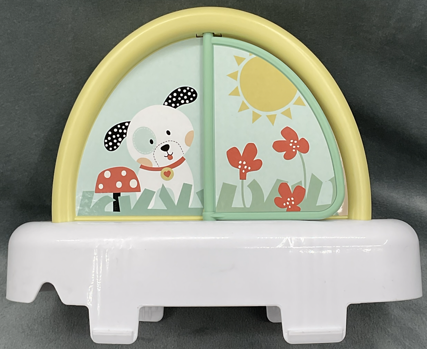 Fisher Price Activity Center Table SnugaPuppy Replacement MIrror Flip Book Toy