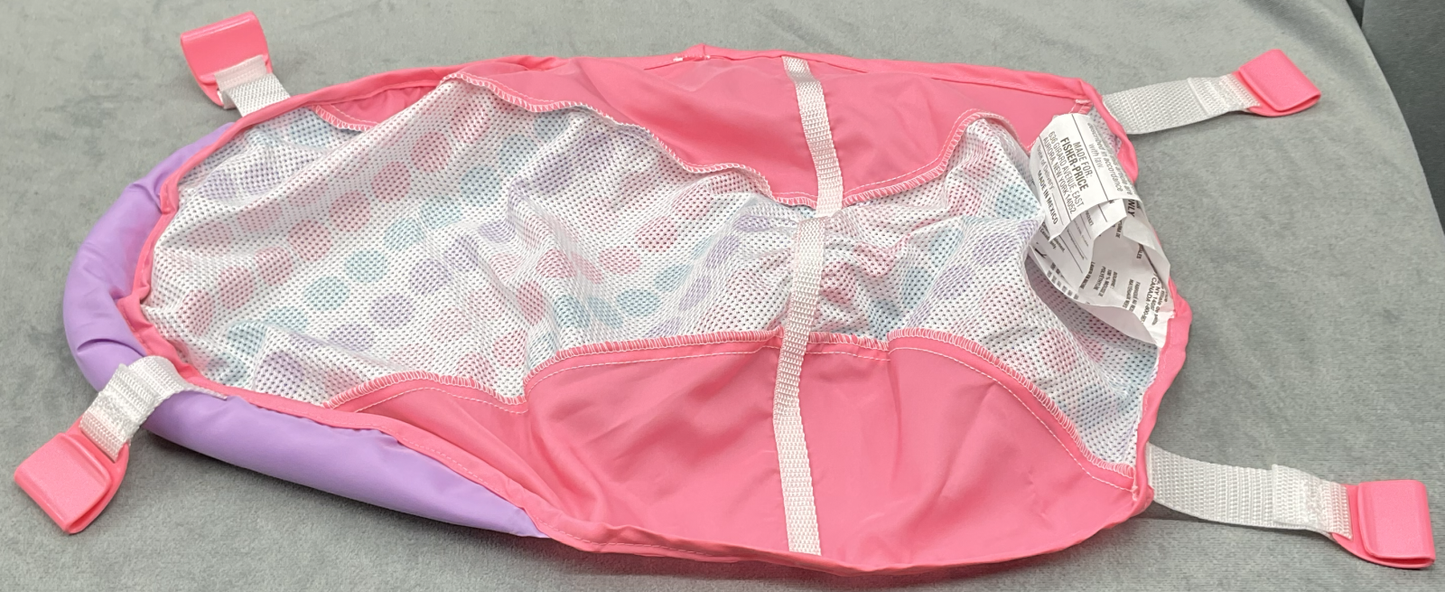 Fisher Price Bathtub Bath 4 in 1 Pink Replacement Pink Purple Sling Hammock