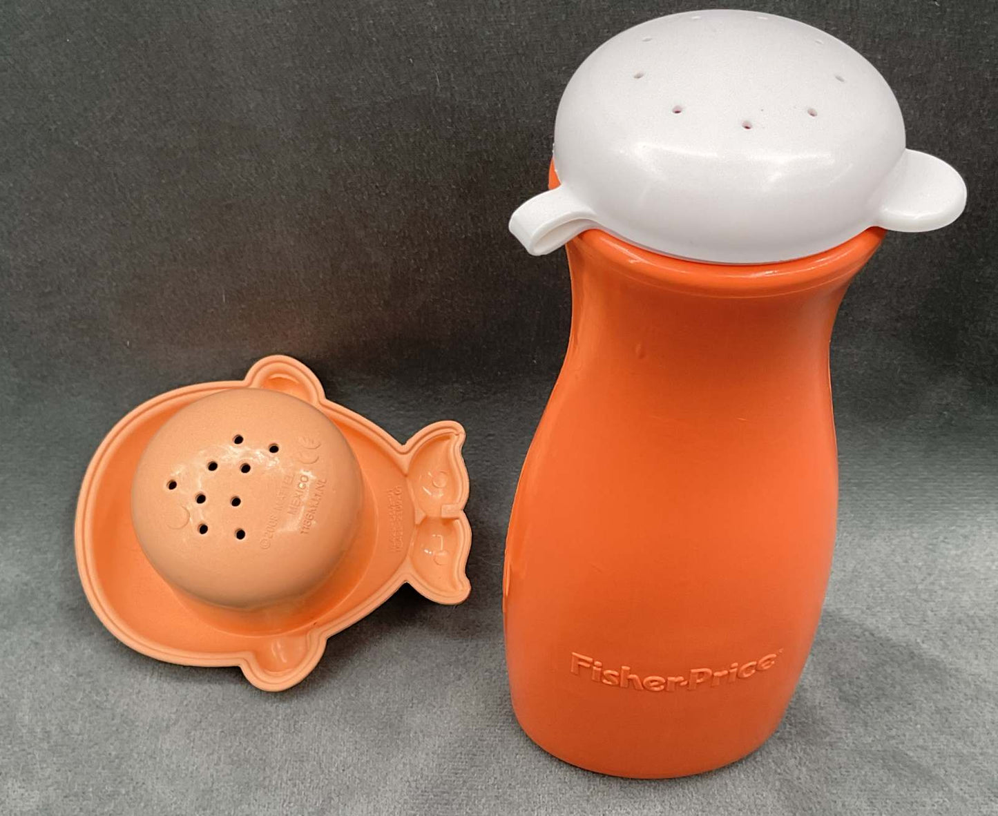 Fisher Price Bathtub Bath 4 in 1 Pink Replacement Summer Blossoms Squirt Bottle Whale Toy