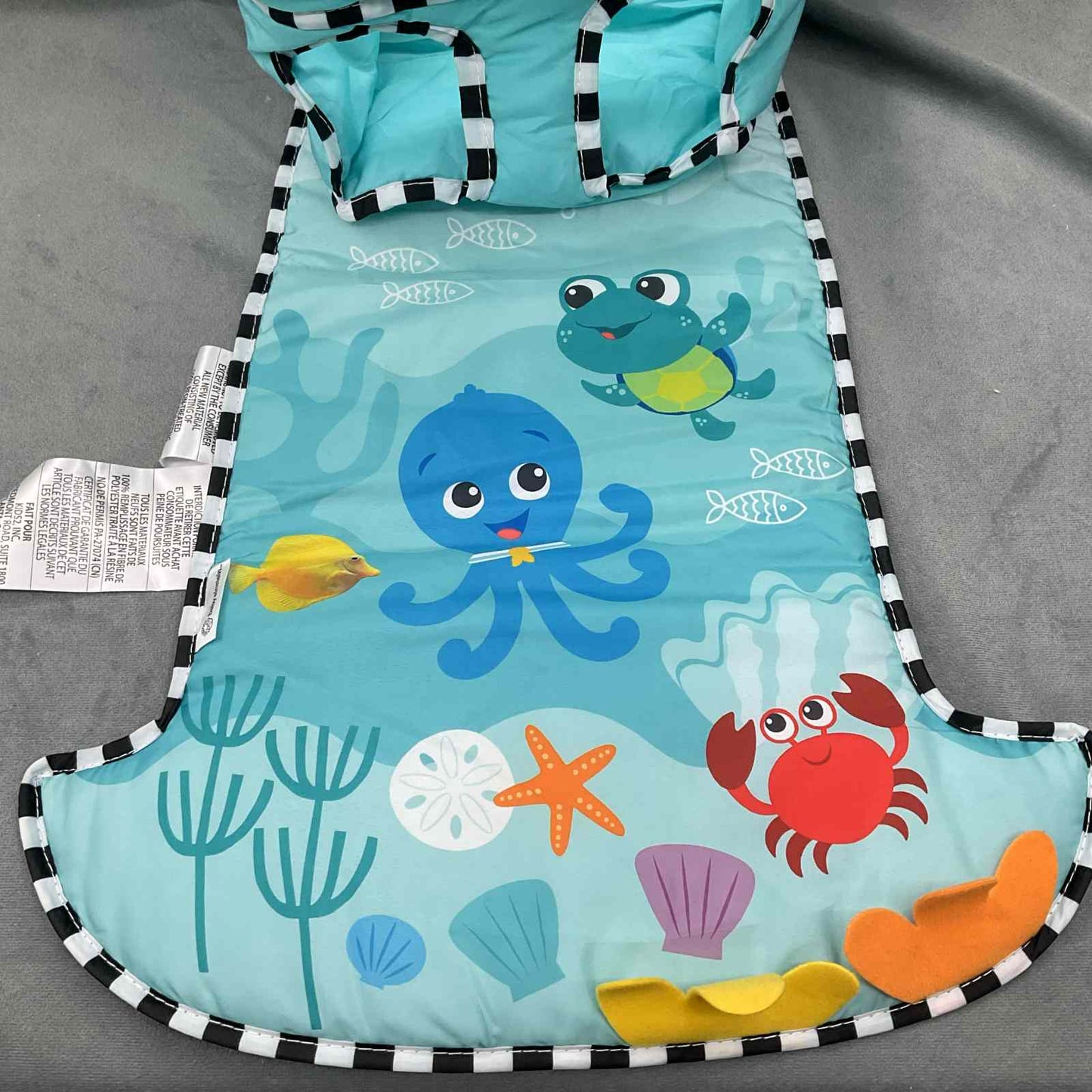 Baby Einstein Sea of Sensory Sit Up Floor Seat Replacement Fabric Seat Cover