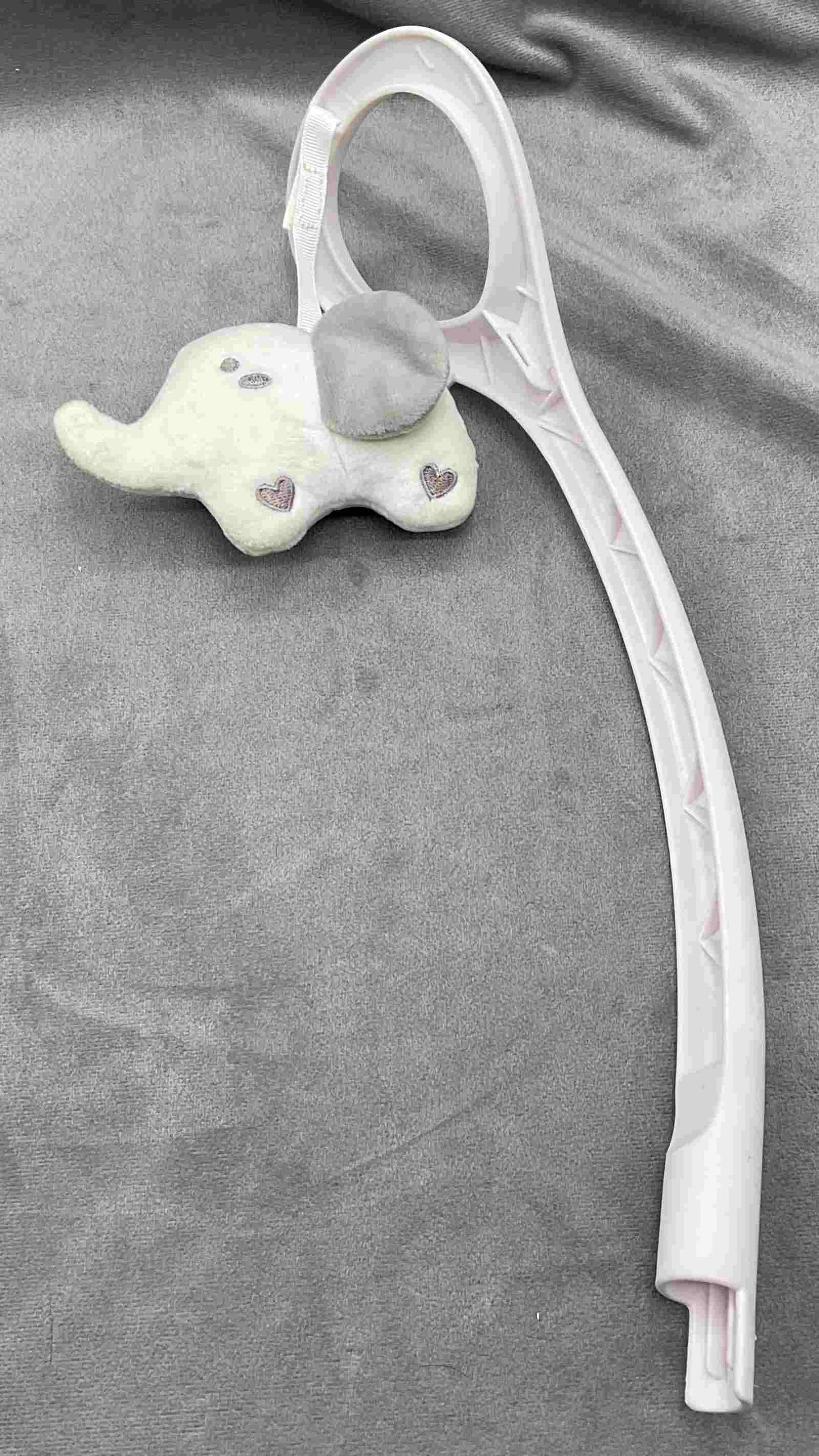 MomCozy CocoSway Baby Swing Replacement Part Fabric Arch Mobile Plush Elephant