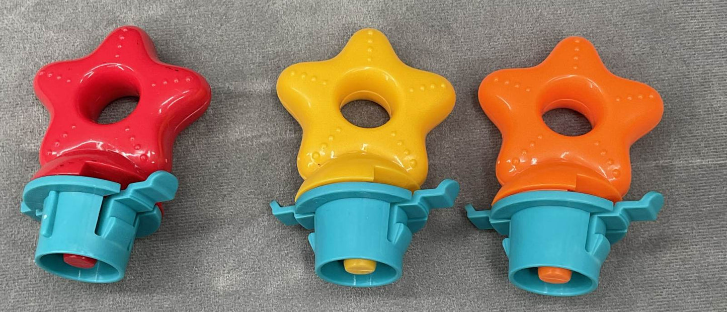 Baby Einstein Curiosity Cove Ocean Jumper Replacement Set of 3 Star Toy Hooks