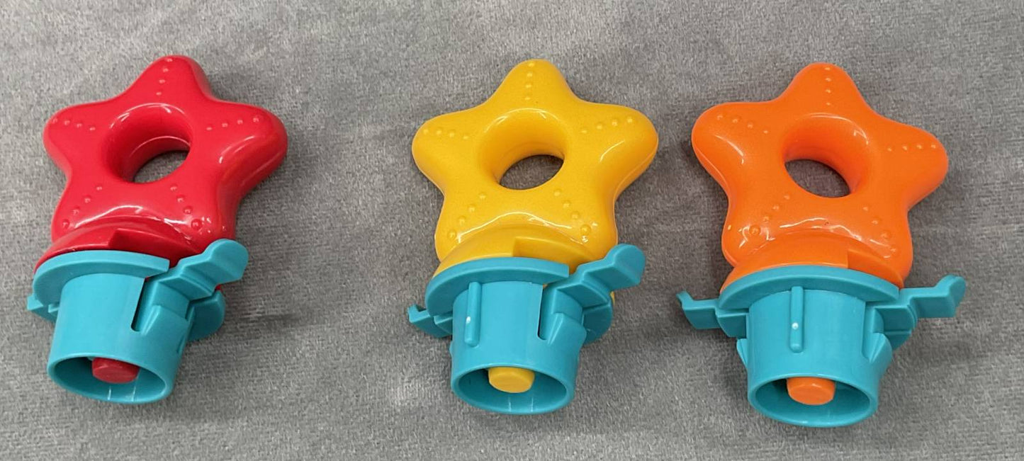 Baby Einstein Curiosity Cove Ocean Jumper Replacement Set of 3 Star Toy Hooks