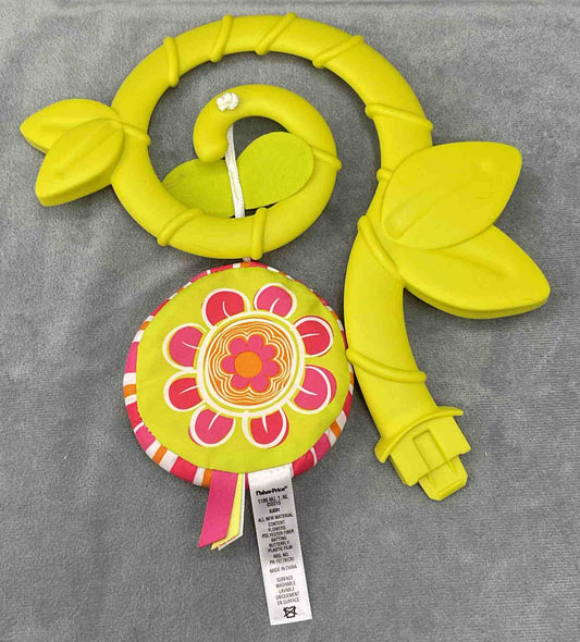 Fisher-Price Pink Petals Jumperoo Replacement Part Hanging Fabric Green Flower