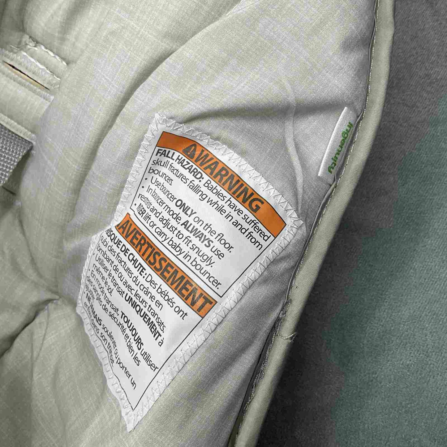 Ingenuity Keep Cozy 3-in-1 Linden REPLACEMENT Fabric SEAT PAD COVER & Insert