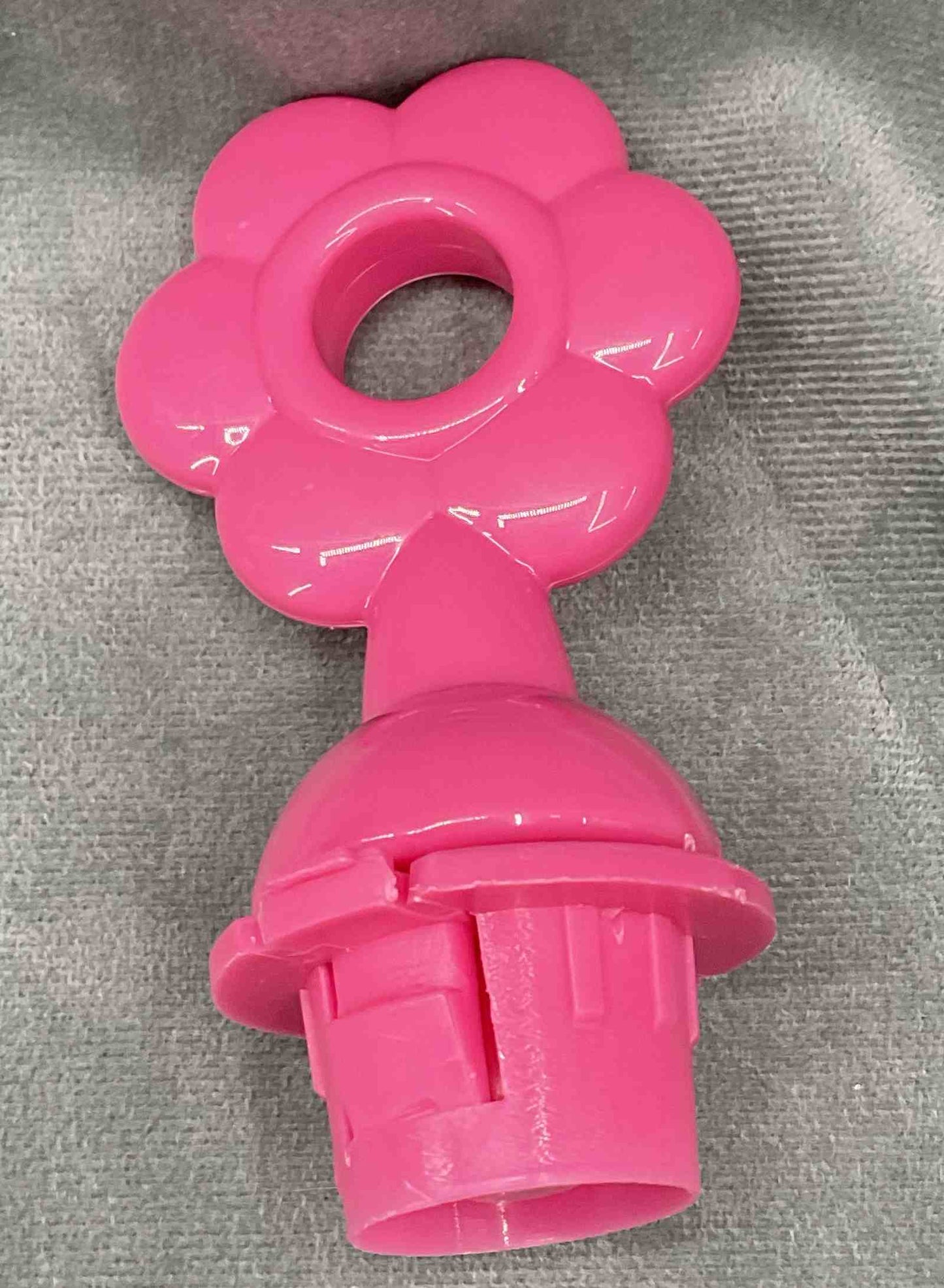 Bright Starts JuneBerry Walk-A-Bout Walker Replacement Pink Flower Toy Hook