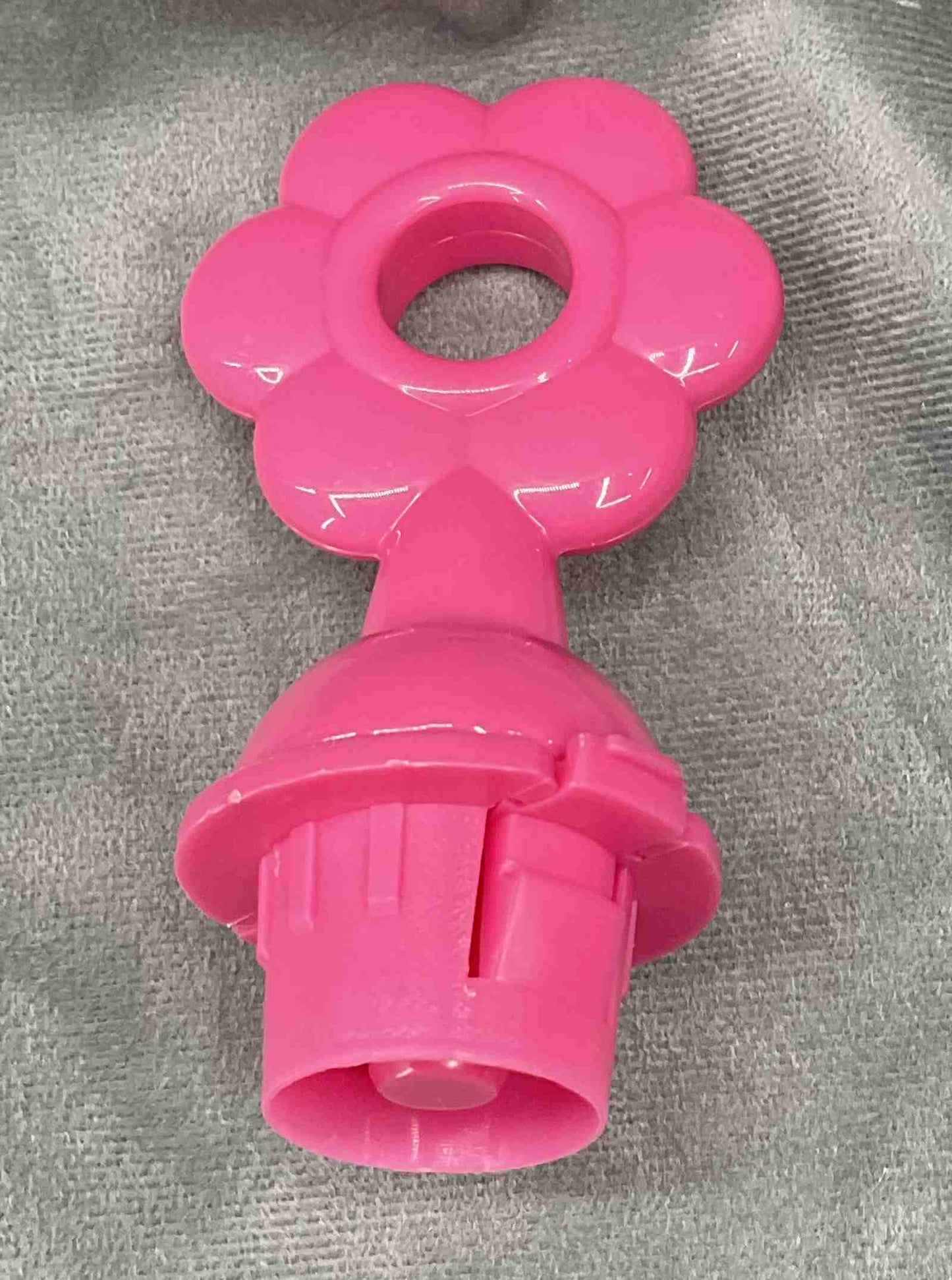 Bright Starts JuneBerry Walk-A-Bout Walker Replacement Pink Flower Toy Hook