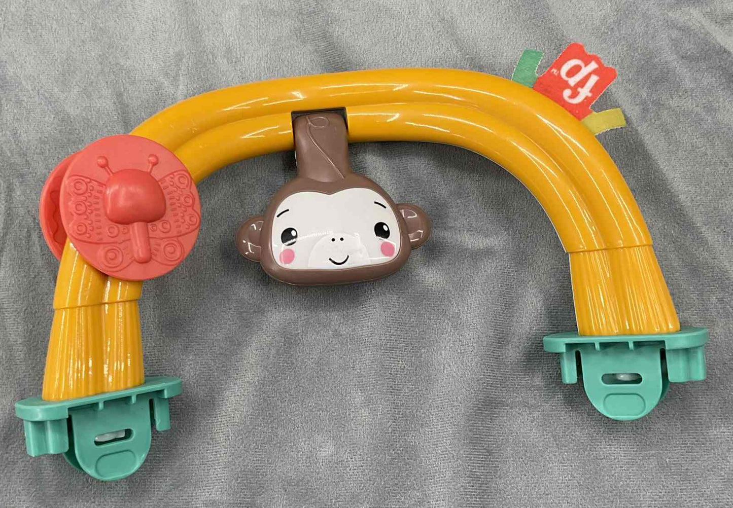 Fisher Price Whimsical Forest Jumperoo Replacement Part Rainbow Monkey Slider Toy