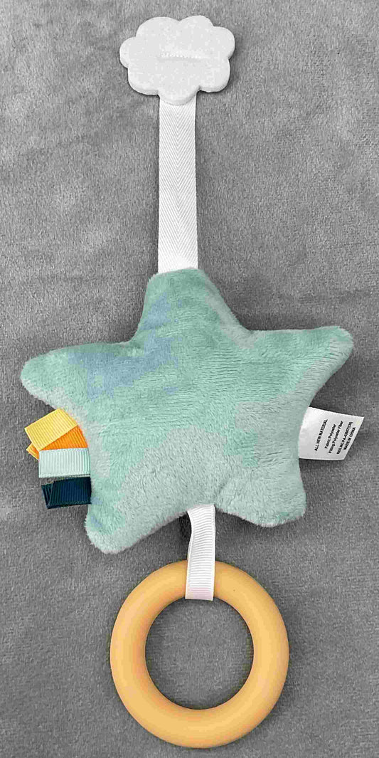 Blissful Diary Boho Rainbow Play Gym Replacement Fabric Plush Star Cloud