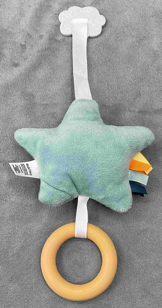 Blissful Diary Boho Rainbow Play Gym Replacement Fabric Plush Star Cloud
