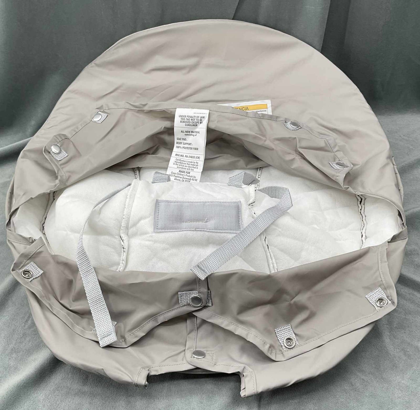 Graco DuetConnect Deluxe Swing Britton Replacement Fabric Seat Cover