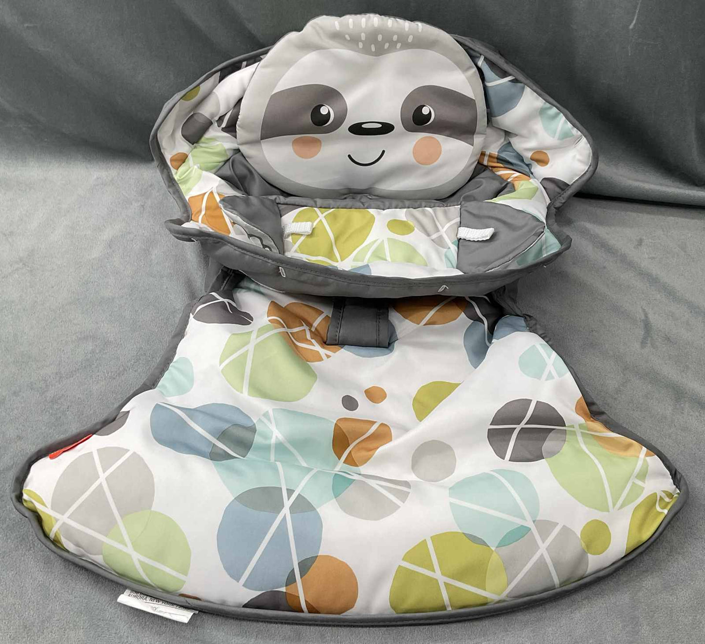 Fisher Price Sit Me Up Floor Seat Cute Sloth Replacement Part Fabric Cover