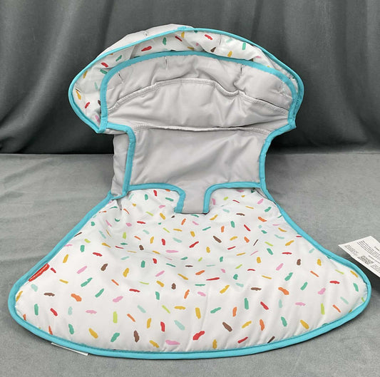 Fisher Price Sit Me Up Floor Seat Rainbow Sprinkles Replacement Part Fabric Seat Cover