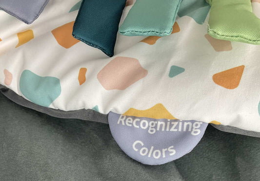 Blissful Diary Boho Rainbow Play Gym Replacement Fabric Tummy Time Mat