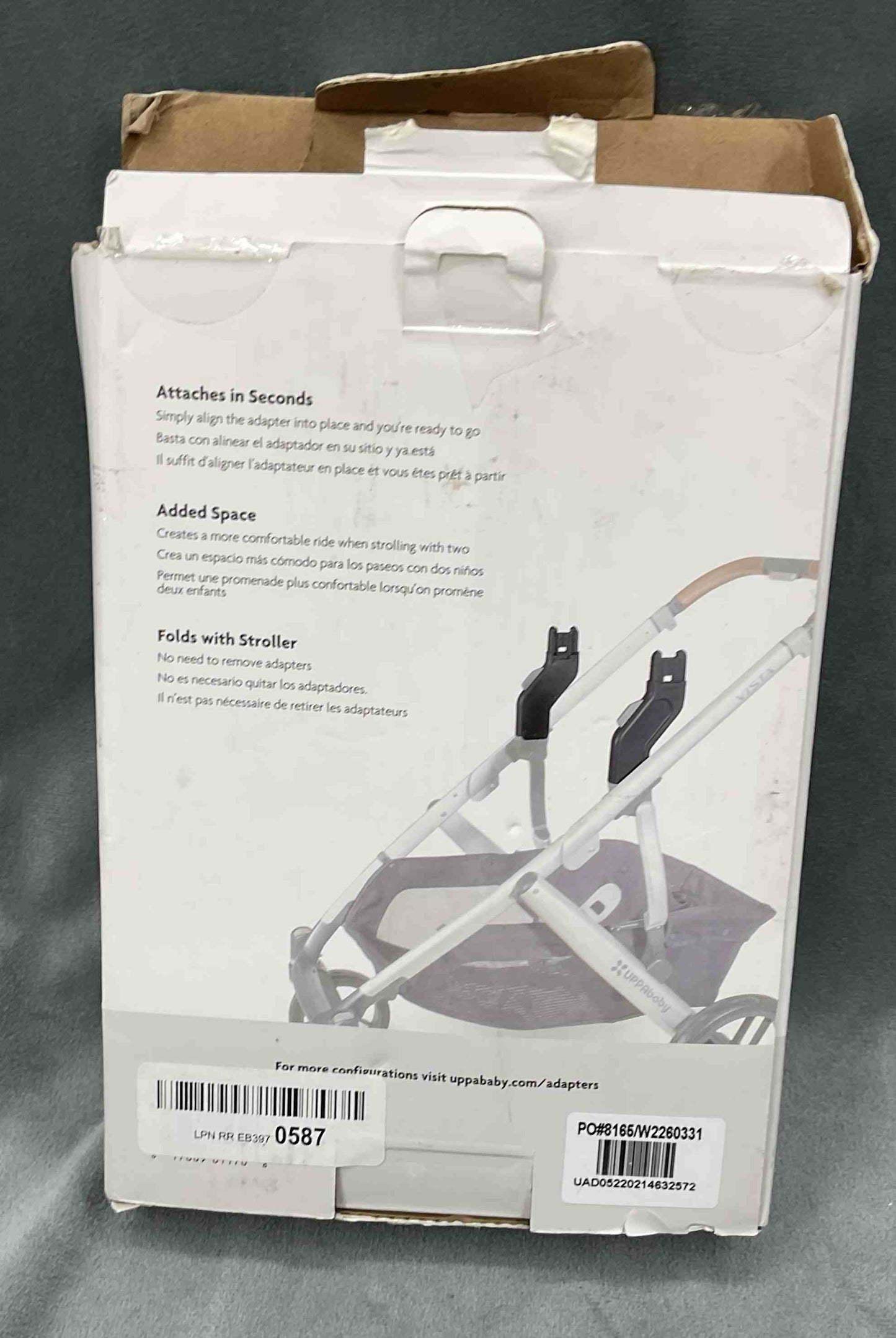 UPPAbaby Upper Adapters Stroller Vista 2015+ Vista V2