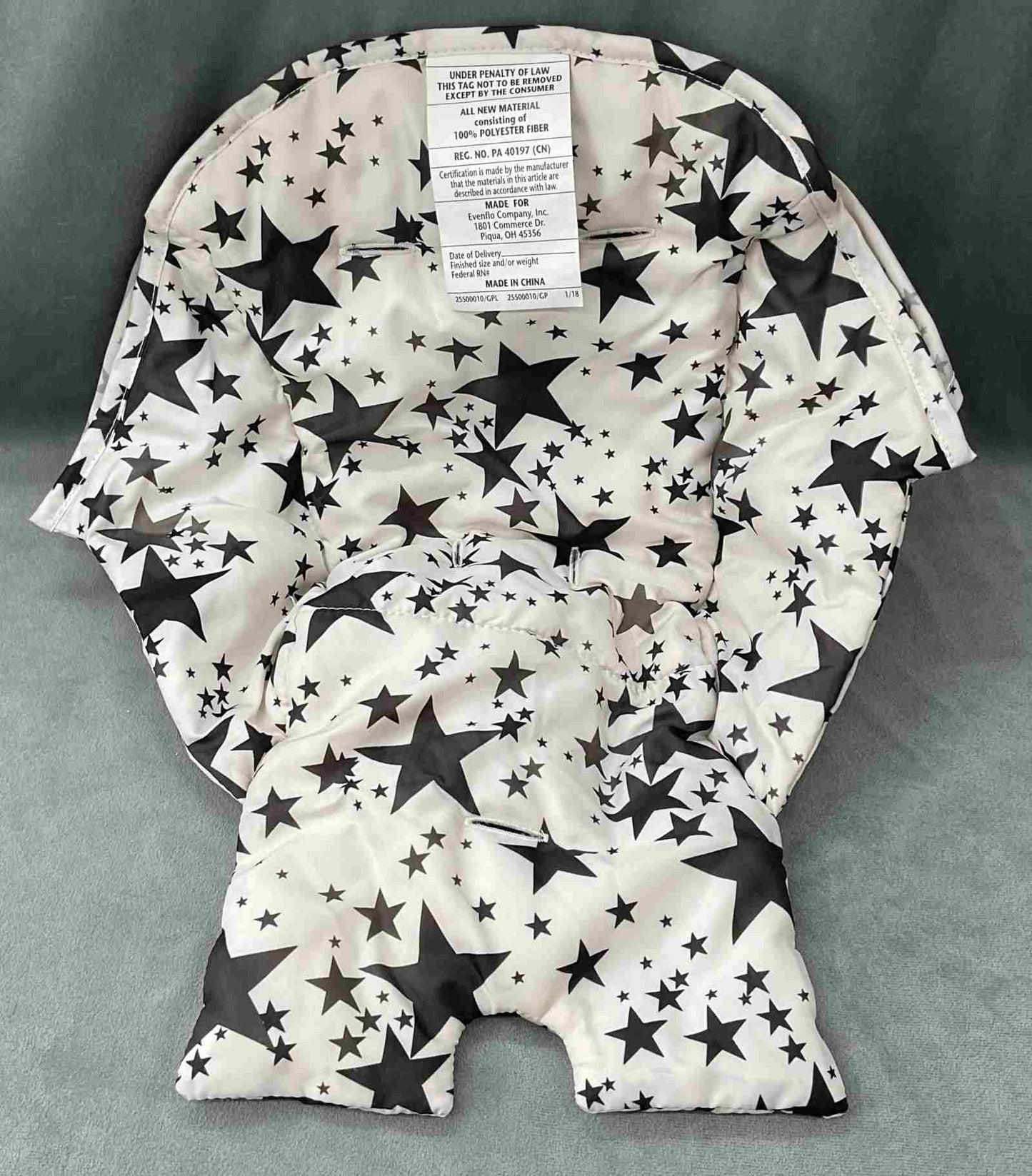 Evenflo 4-in-1 Eat and Grow Convertible High Chair Replacement Part Fabric Seat Cover