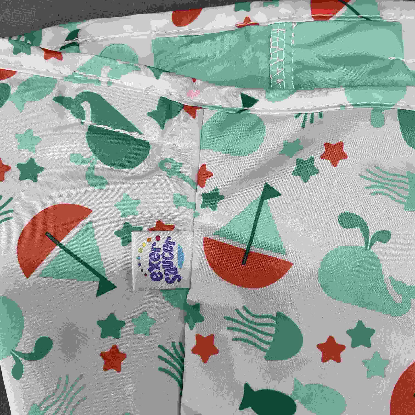 Evenflo ExerSaucer Seaside Splash Replacement Part Fabric Seat Cover