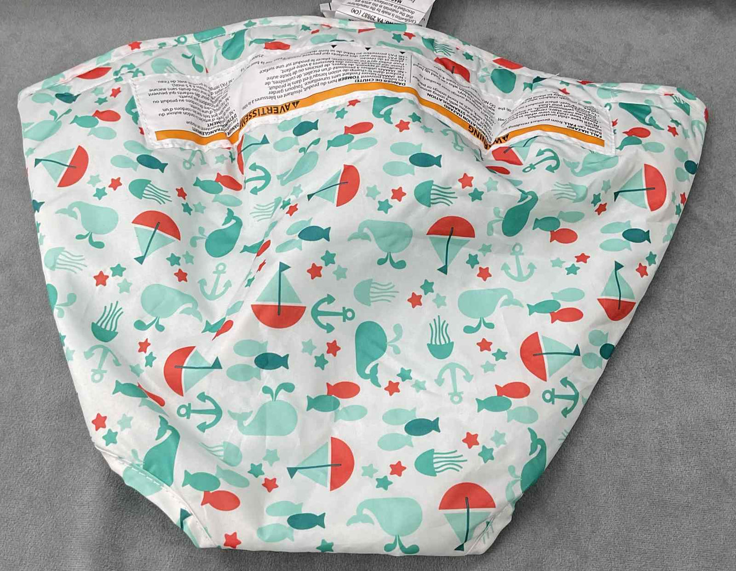 Evenflo ExerSaucer Seaside Splash Replacement Part Fabric Seat Cover