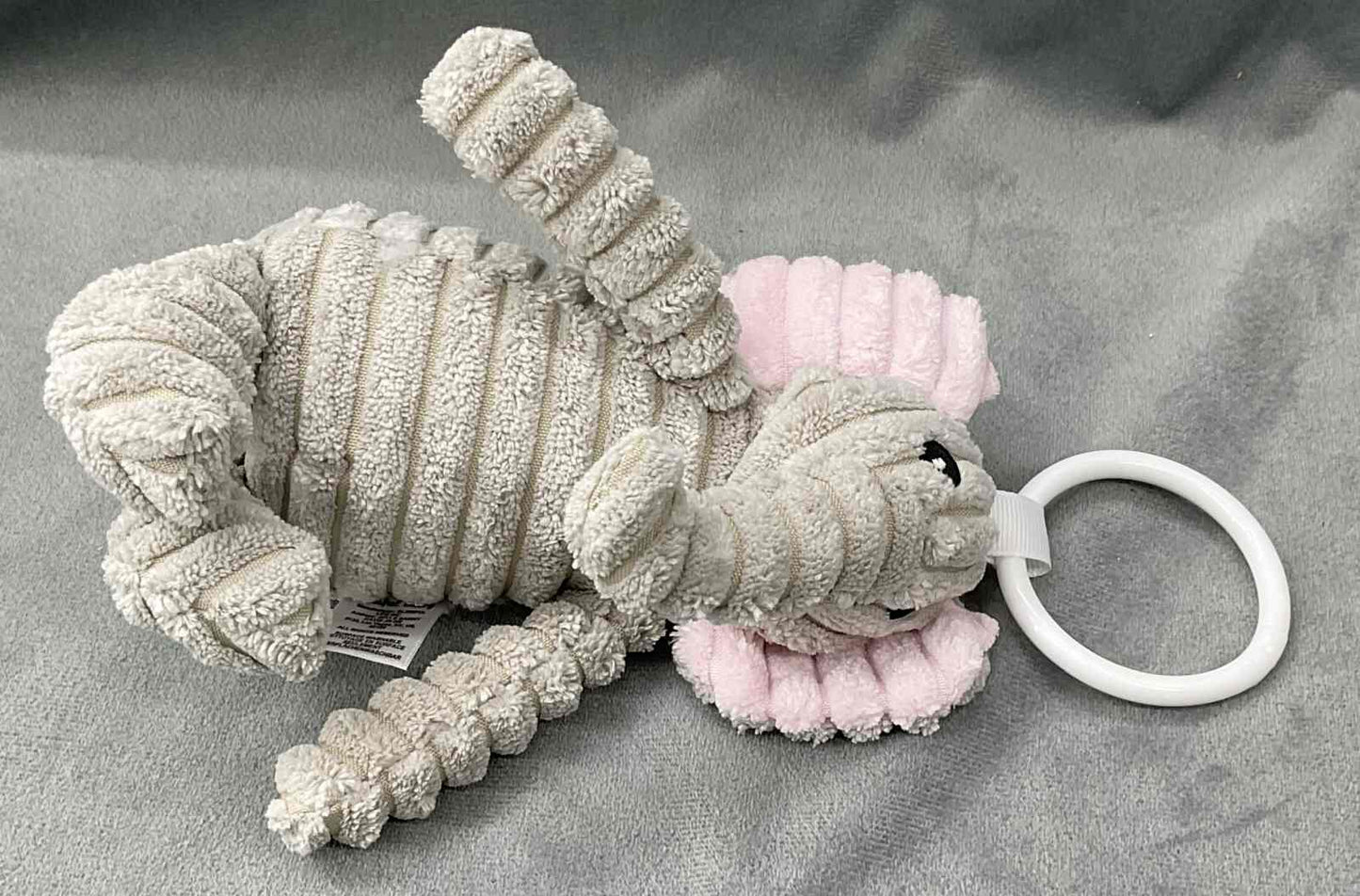Blissful Diary Soft Pink Play Gym Replacement Plush Elephant Toy