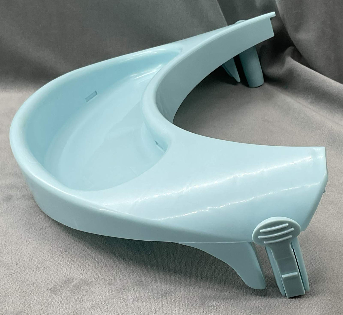 Fisher Price Sit Me Up Floor Seat Snow Leopard Replacement Part Blue Toy Tray