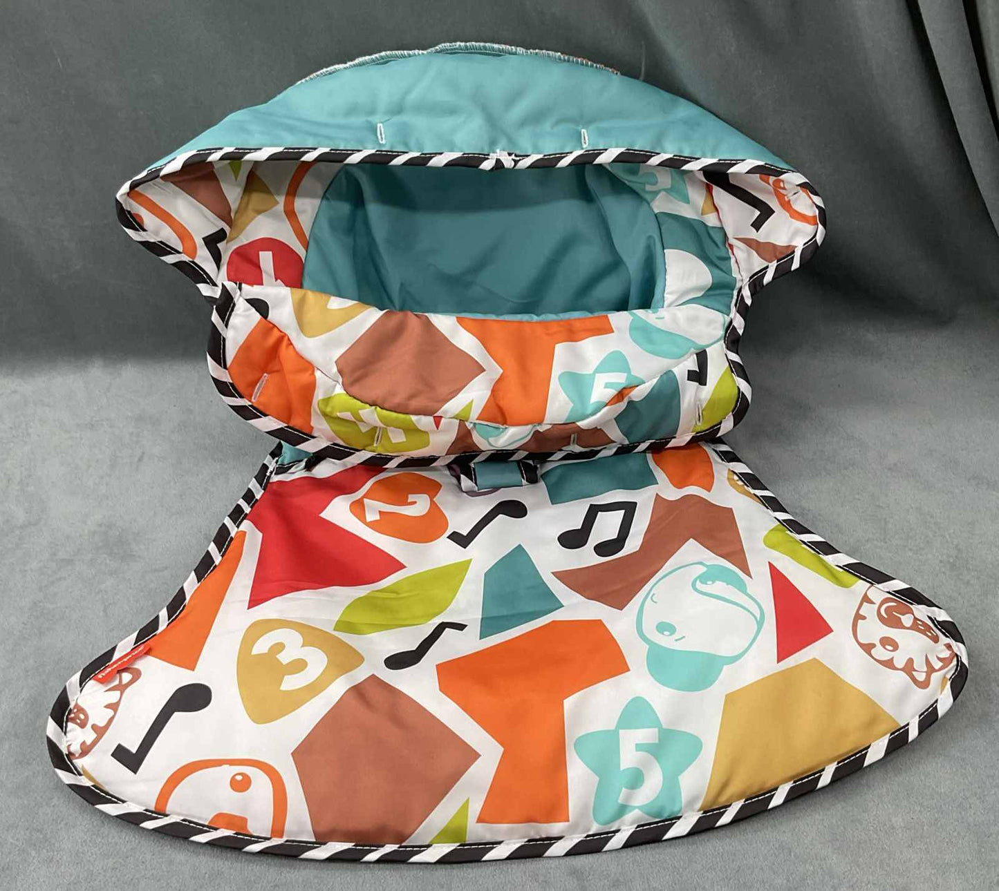 Fisher Price Sit Me Up Floor Seat Multicolor Kick N Play Replacement Part Fabric Seat Cover