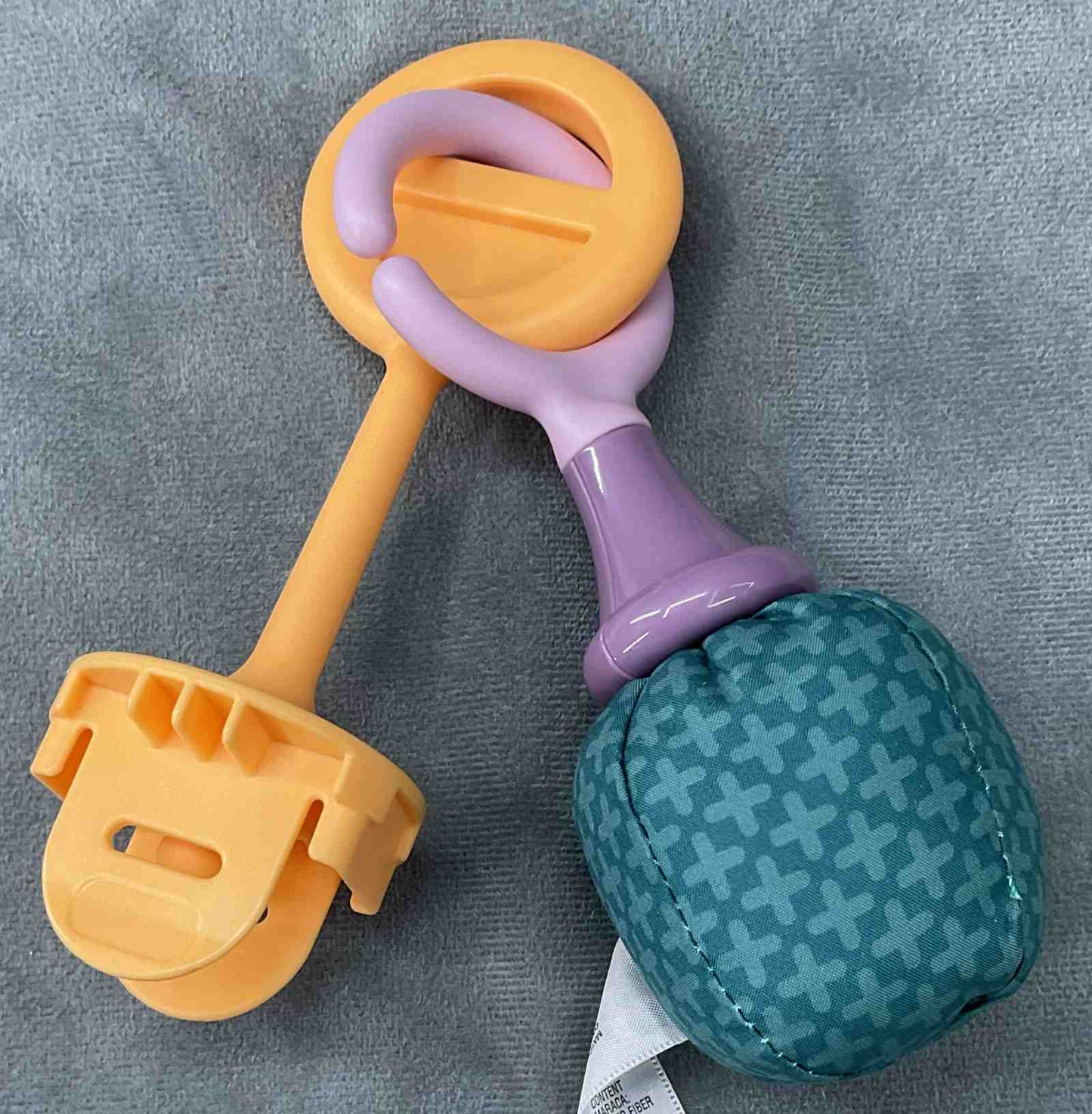 Fisher Price Activity Center Table Purple Monkey Replacement Rattle Toy Holder