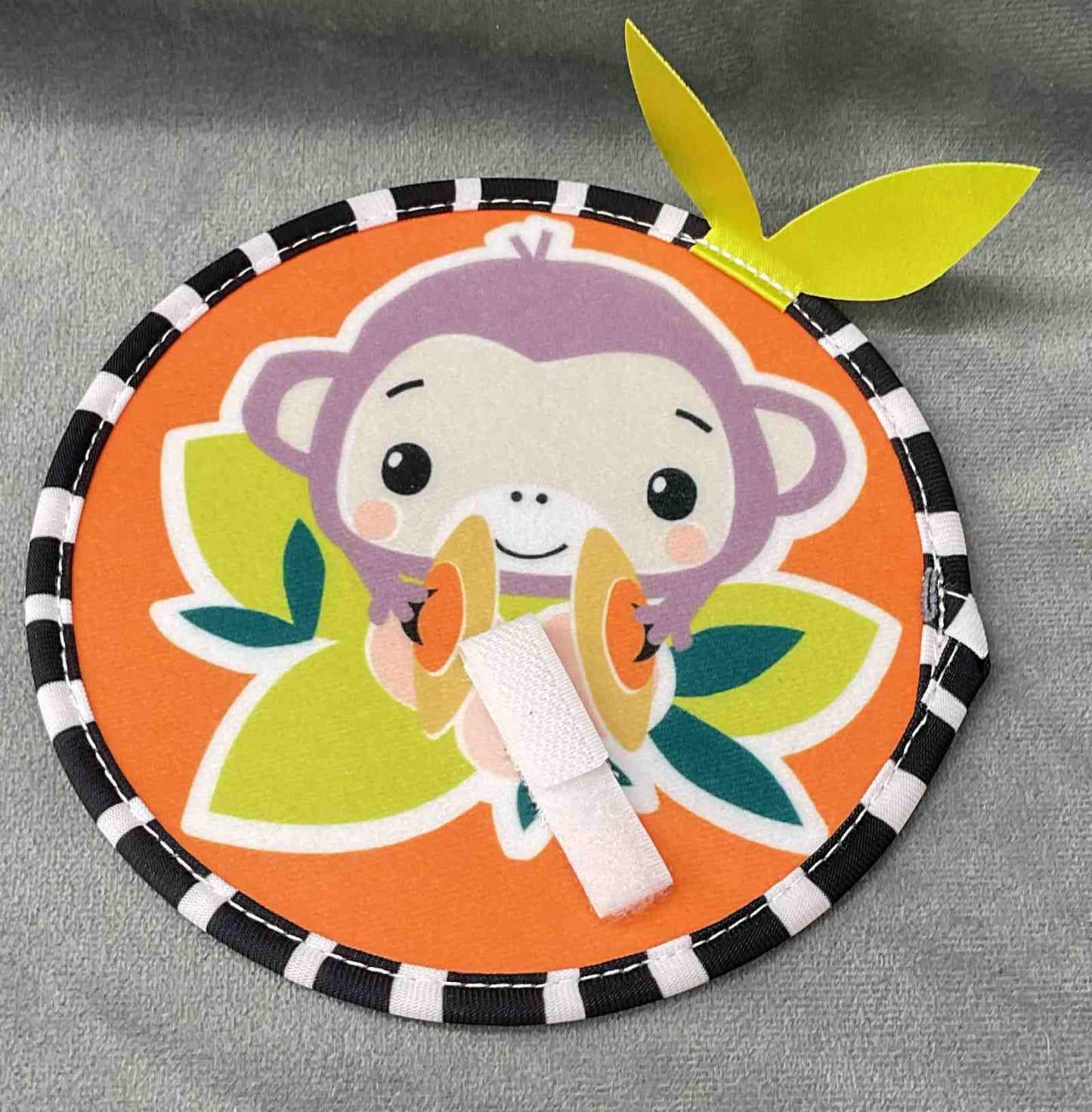 Fisher Price Activity Center Table Purple Monkey Replacement Mirror Toy